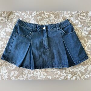 Peppermayo Dark Blue Mini Skirt